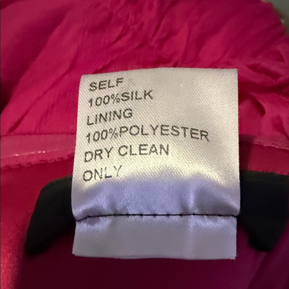 One-Shoulder Tadashi Collection Saks Fifth Avenue Pink Dress Cocktail Sz 12 NWT - Picture 15 of 15